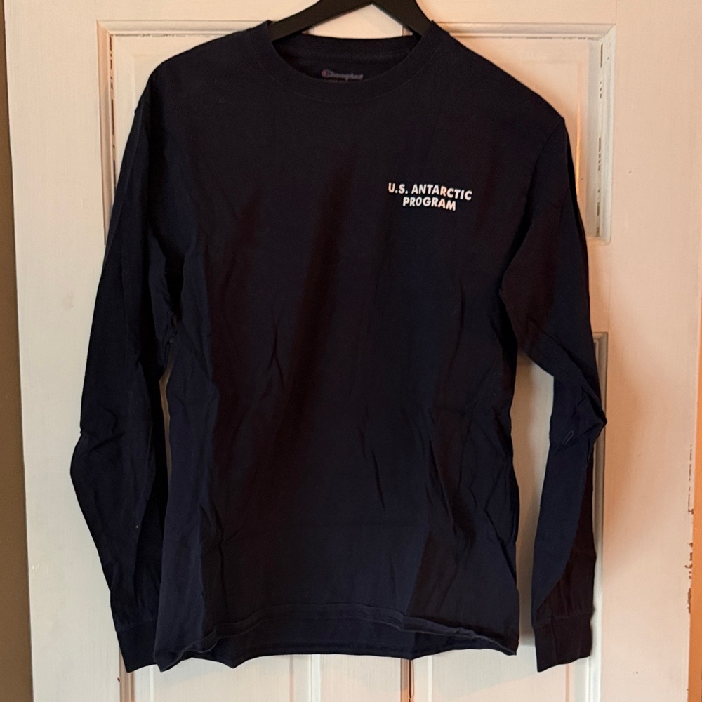 US Antarctic Program Champion Dark Blue Long Sleeve Shirt